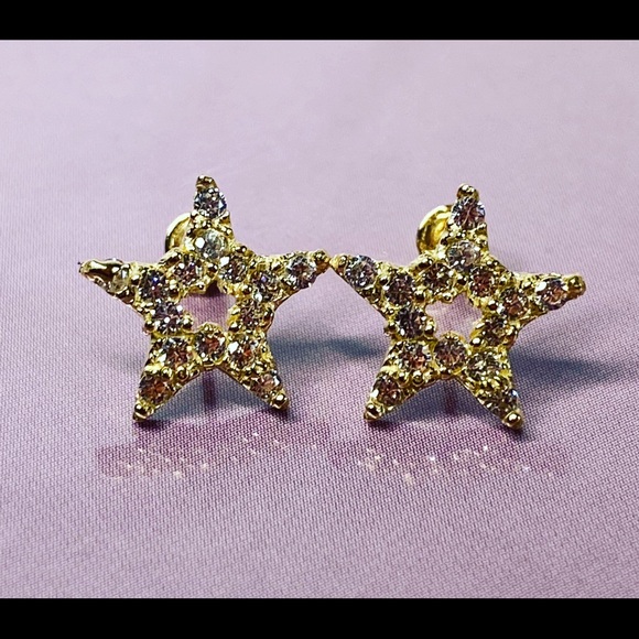 🌟 💫 DREAMING Of A STAR 14k solid gold earrings